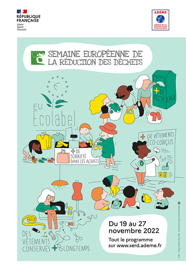 affiche Semaine Européenne de la Réduction des Déchets