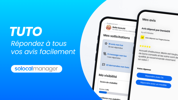 Tuto SolocalManager - Reponse Avis